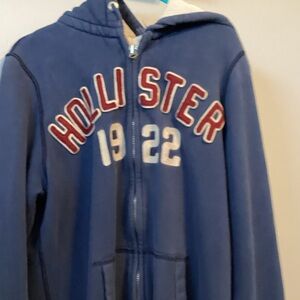 Hollister Kids Navy Blue Hoodie Jacket